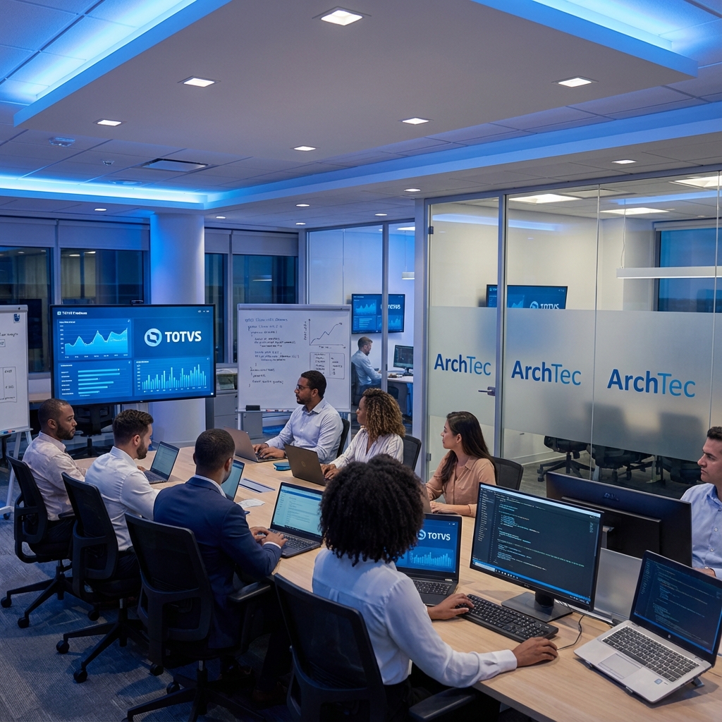 Especialistas ArchTec em reunião